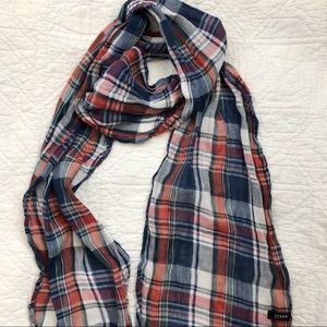 J.Crew Lightweight Plaid Scarf